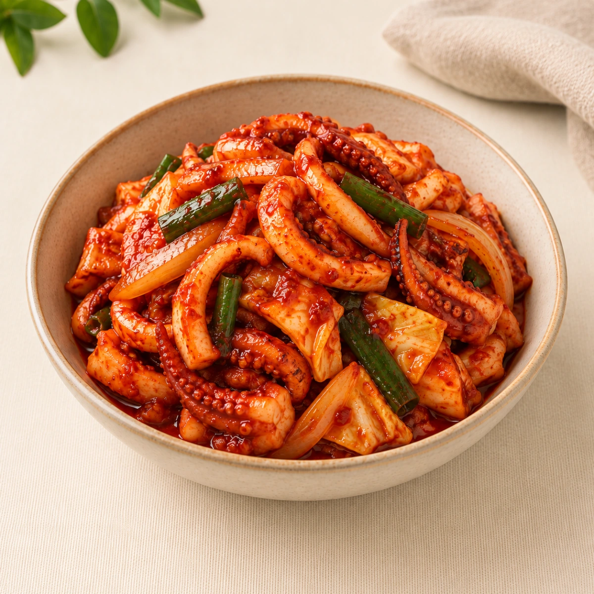 매운 오징어 볶음 500g